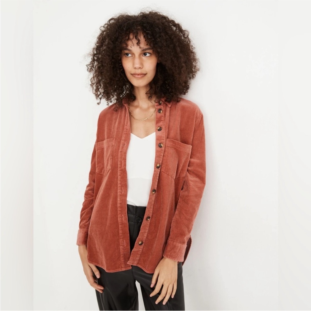 Madewell Sunday Corduroy Shirt Jacket Womens XS